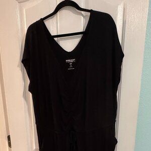 Torrid Super Soft Black Knit Jumpsuit, Size 3, New
